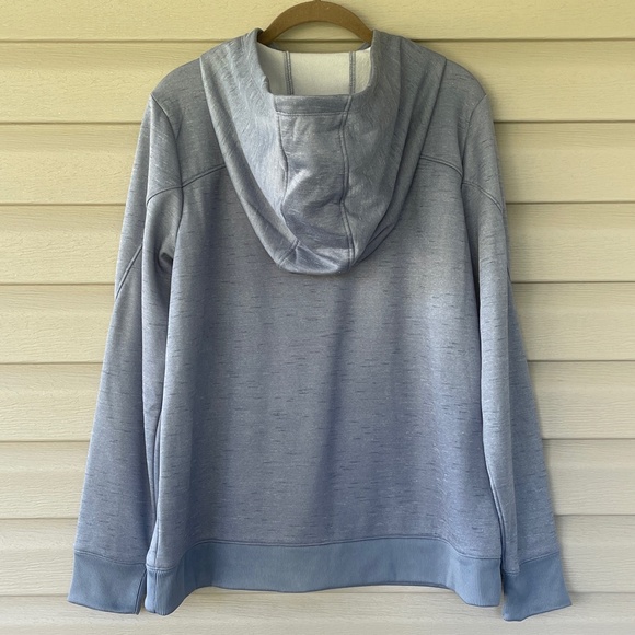 Under Armour Blue Pullover Hoodie Sweatshirt - Picture 3 of 11